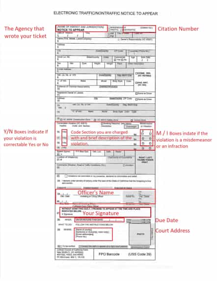 Traffic Citation Edited With annotations